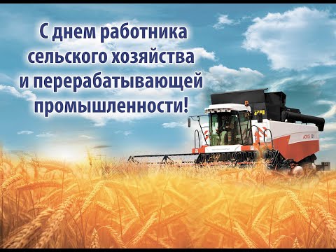 С Днем работников сельского хозяйства и перерабатывающей промышленности в России.
