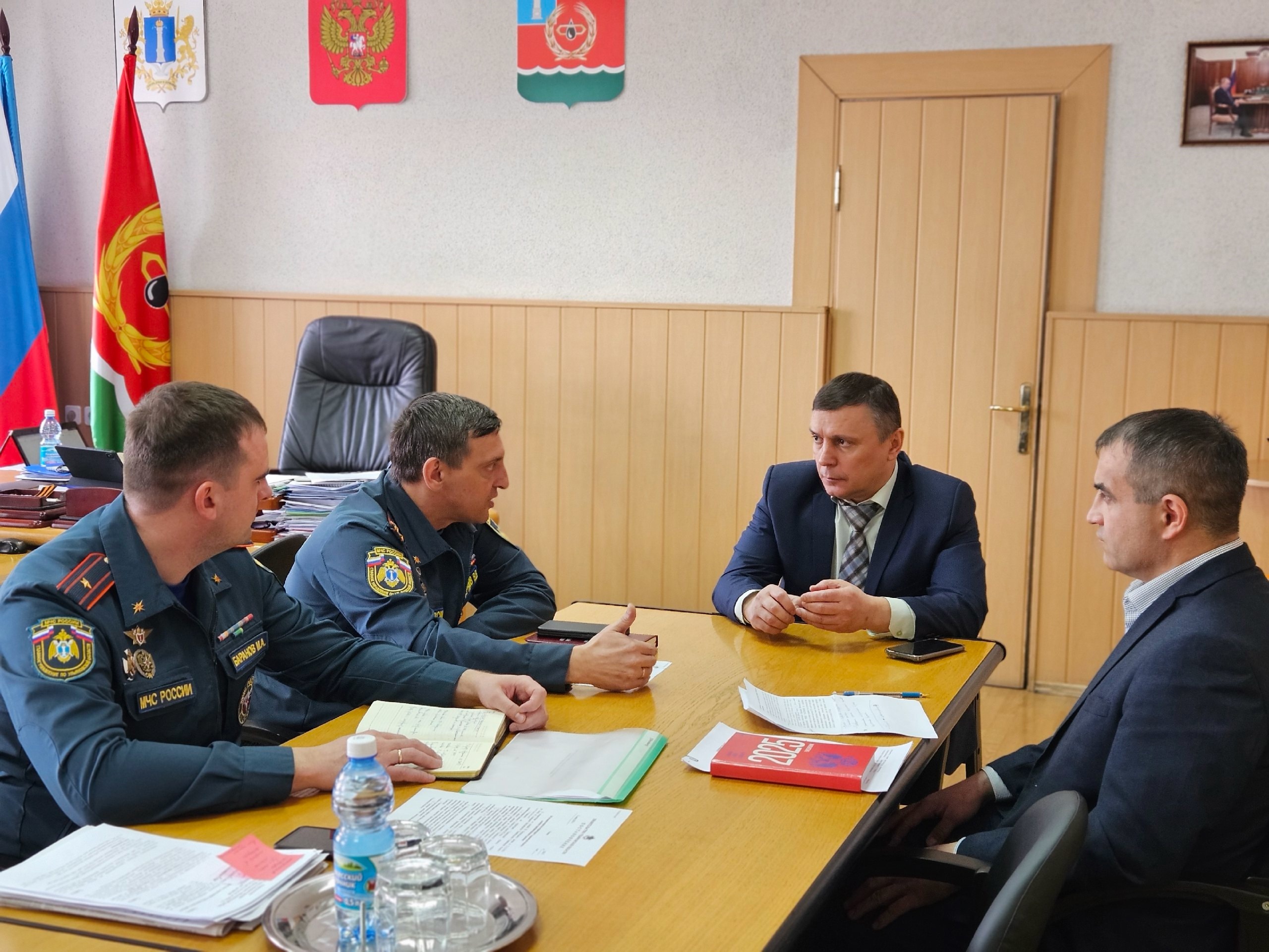 Пожарная безопасность в районе.