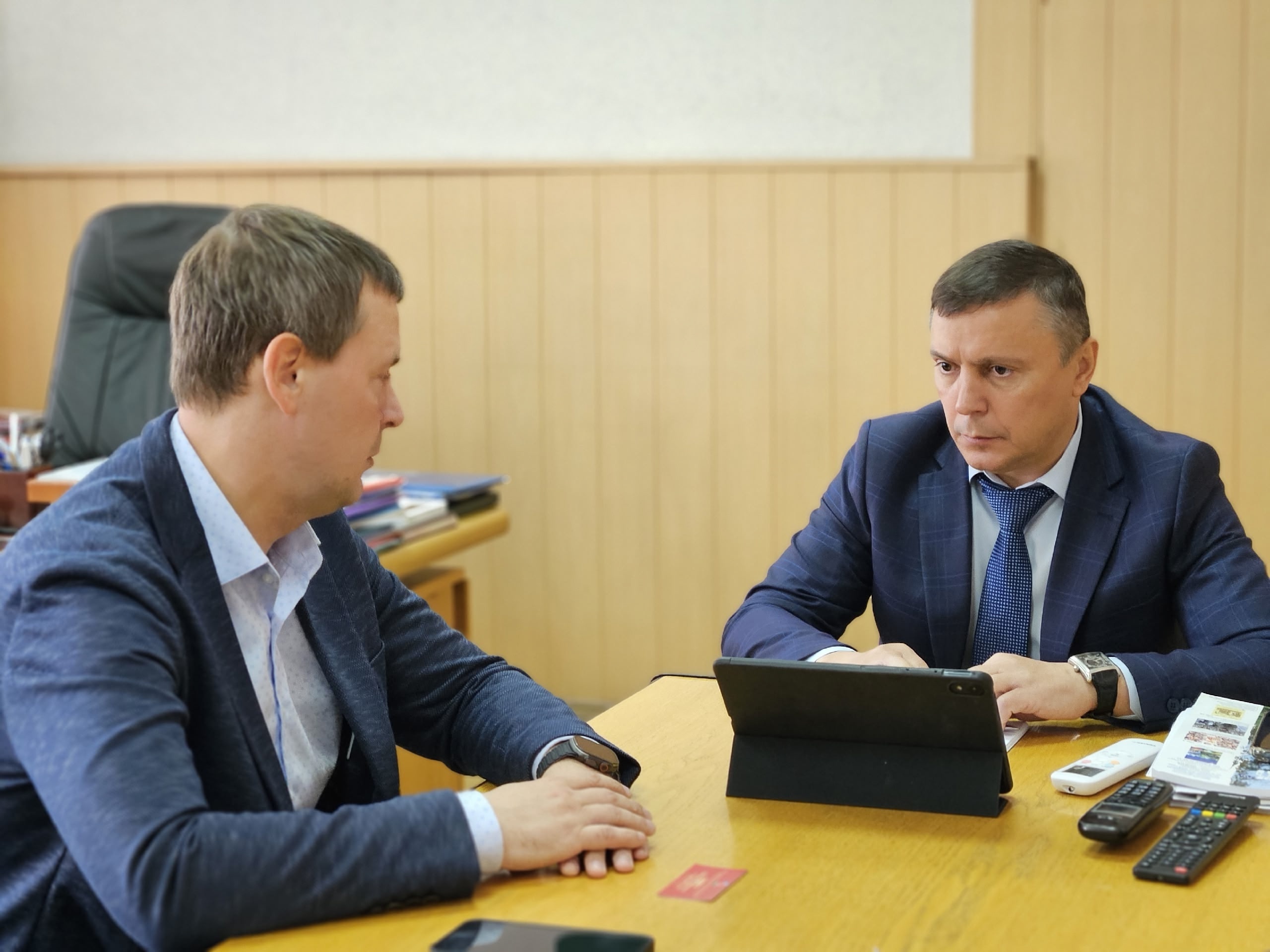 Встреча с руководителем &quot;Ульяновская государственная аптека&quot; Андреем Дмитриевым.