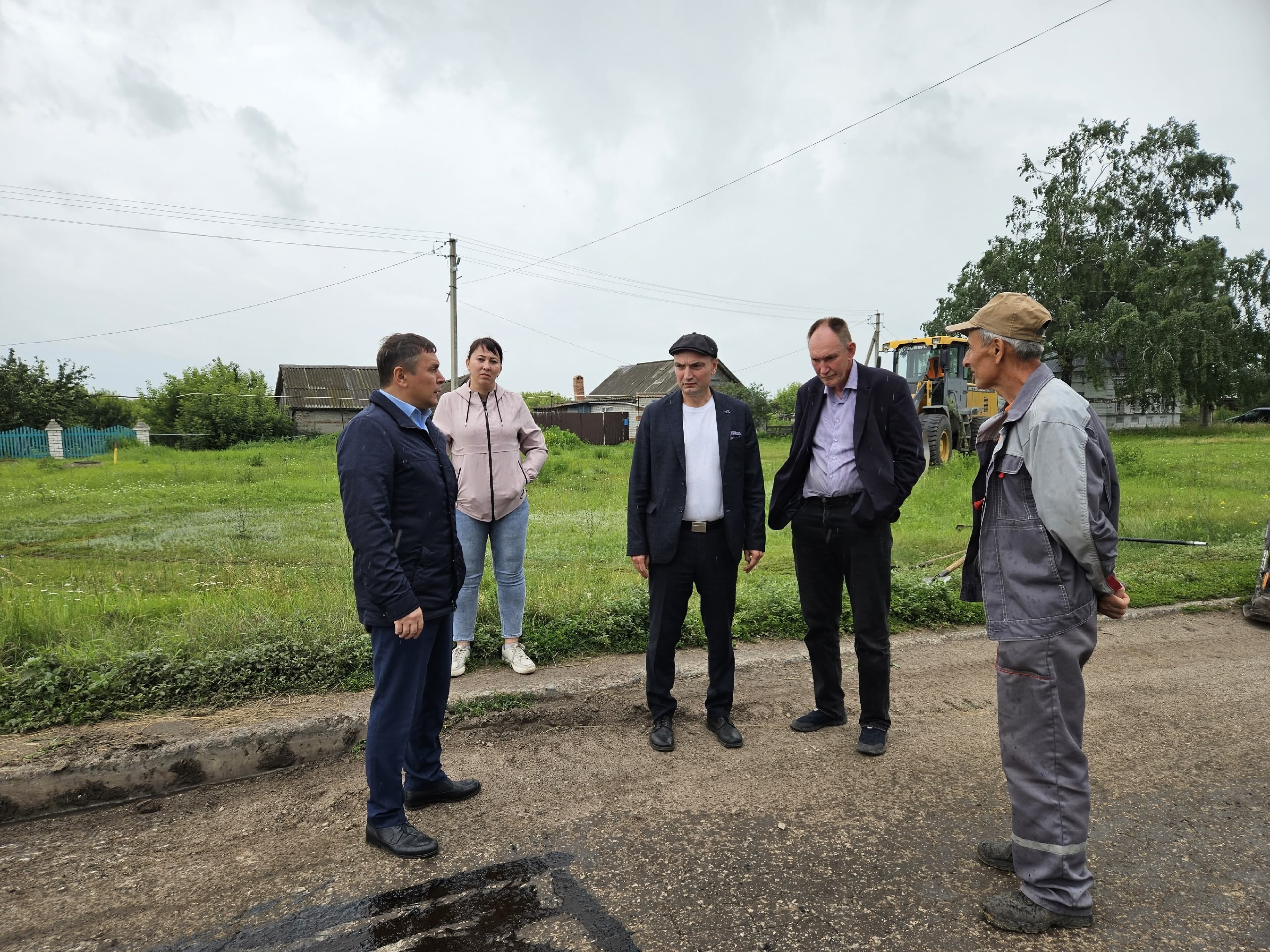 Ремонт дорог.