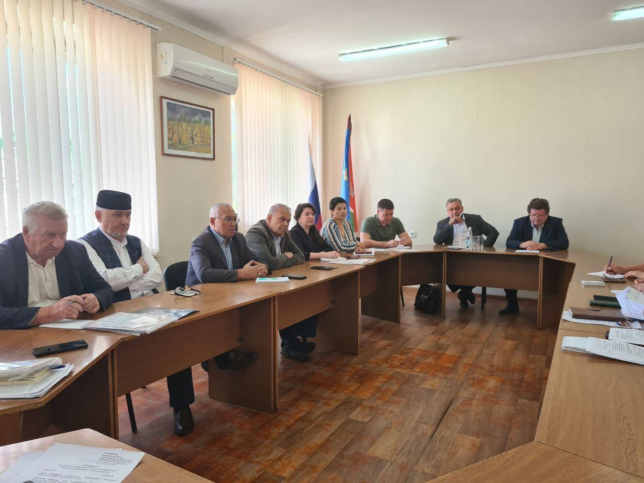 Сегодня провели заседание Совета национальностей Мелекесского района.