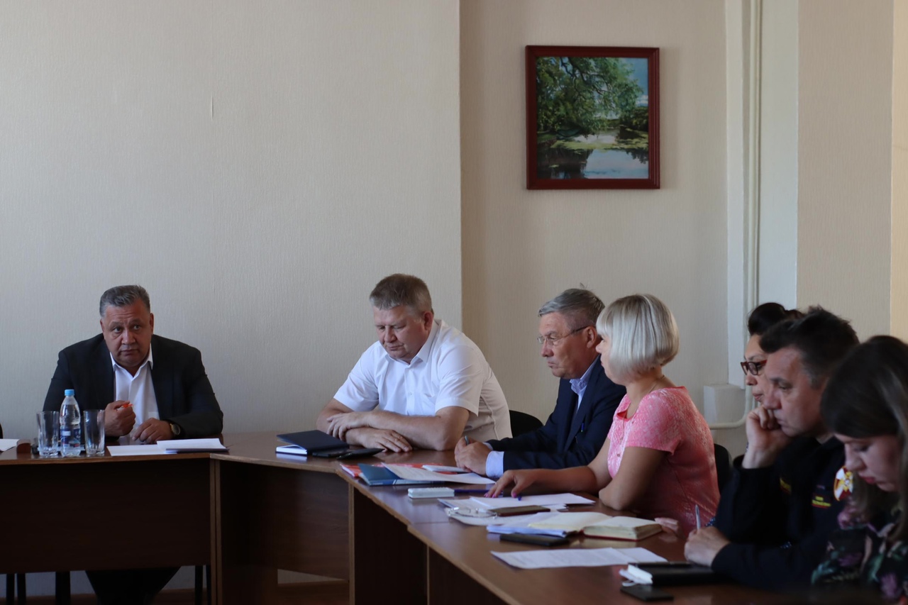 Сегодня состоялось заседание антитеррористической комиссии Мелекесского района.