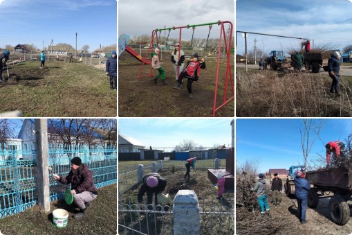 В Мелекесском районе начались субботники.