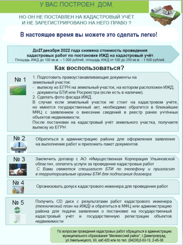 У Вас построен дом, но он не поставлен на кадастровый учет?.