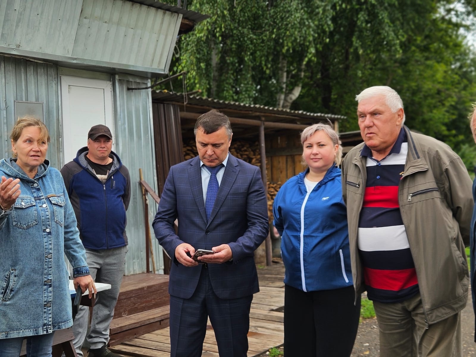 Приёмка автомобильной дороги в СНТ «Радуга».