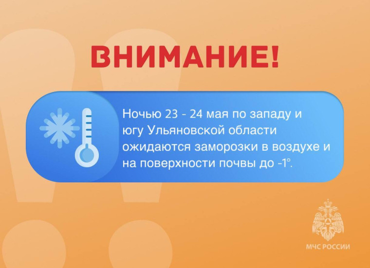 Предупреждение о заморозках. Предупреждение о заморозках.